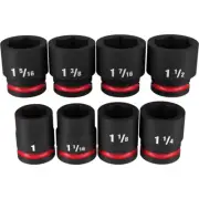 Milwaukee Tool 49-66-7017 8 Piece 3/4 Drive SAE Standard 6 Point Socket Set