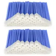 200pcs 5.11" Square Rectangle Foam Cleaning Swab Sticks for Solvent Format In...