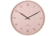 Karlsson: Stark Wall Clock - Faded Pink