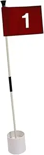 TOYANDONA 1 Set Golfing Flag with Flagpole Durable Golf Training Flags for Enhanced Accuracy for Backyard Practice and Family Games Golfing Prop Kit