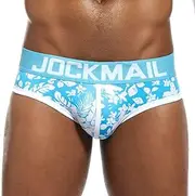 [JOCKMAIL] Men's Underwear Briefs Men's Cotton Low Rise Briefs Soft Breathable Bulge Pouch Sexy Underwear