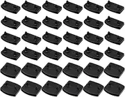 hifrom Slatted Frame Brackets Bed Slatted Frame Caps 36 Pieces Slatted Frame Holder 53 mm Side Brackets Bed Slat Holder Sets for Beds Connection Accessories Single Double Beds, Black (36)