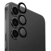 Uniq Galaxy S25+ Aluminium Camera Lens Protector - Black Ultra-Slim Fit - HD Clarity - Scratch-Resistant - Anti-Fingerprint - Bubble-Free Installation [UNIQ-GS25P-ALENSBLK]