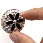 10pcs flower Furniture Knob Single Hole Cabinet Handle Circular handle Cupboard