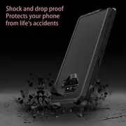 For Samsung Galaxy Note 9 Case, Drop Resistant Defender Tradies Heavy Duty Rugged Shockproof Cover (Black)
