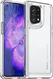 [KOARWVC] Phone Case for Oppo Find X5 Pro Case, PFEM10, CPH2305, PFFM20 Case Clear Crystal PC Hard Back Shockproof Cover Cases for Oppo Find X5 Pro Clear