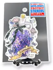 Butterfly Sticker Amethyst Magic Potion Bottle Ribbon Quirky Japan B-Side Label