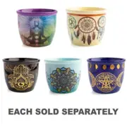 Wild Scents Ceramic Smudge Bowl Holding Sage & Catching Cinders During Rituals