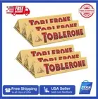 NEW TOBLERONE SWISS MILK CHOCOLATE - HONEY AND ALMOND NOUGAT, 6 X 100 G BARS