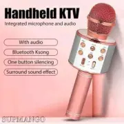 Professional Wireless Bluetooth Karaoke Microphone Singing Meeting