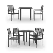 Garden Dining Set Outdoor Patio Terrace Table Chair Furniture 3/5 Piece vidaXL