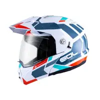 在飛比找樂天市場購物網優惠-【SOL Helmets】SM-6P複合可掀式安全帽 (前衛