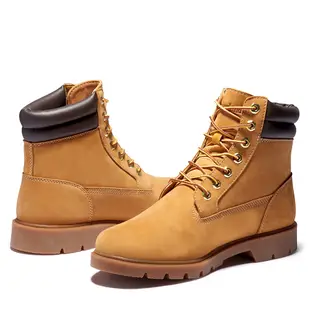 Timberland 男款小麥黃磨砂革登山靴|A1ODR231