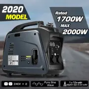 Gentrax Petrol Inverter Generator 2.0KW AC/DC Outlet Home Emergency Backup Power