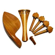 Violin Pernambuco Fitting Tailpiece Chinrest Pegs Endpin New 06#