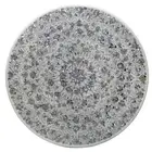 42" x 42" Marble table Top mother of pearl semi precious stones art work table