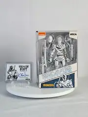 Neca TMNT Mirage Black And White Foot Ninja AutoT Figure Signature Edition New
