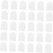 120pcs Finger Cotton Pad Facial Mask Cotton Pads Face Mask Round Reusable Cotton Rounds Nail Polish Remover Pads Cotton Balls for Nail Polish Remover White Non-woven Fabric Generic