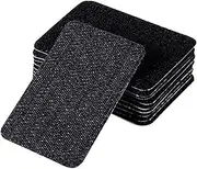 10Pairs/lot Strong Self Adhesive Hook and Loop Fastener Tape Nylon Sticker Adhesive Fastener Hook Loop with Glue for DIY (Color : Black Rectangle)