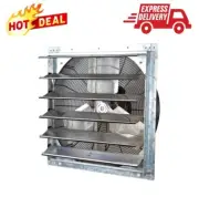 4244 CFM Silver Electric Powered Gable Mount Shutter Fan/Vent NEW