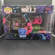 Funko Pop! Marvel What If... Killmonger Blacklight Pop & XL Tee Target Exclusive