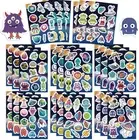 24 PCS Cute Astronaut Make a face Stickers for Kids,Make Your Own Mix and Match
