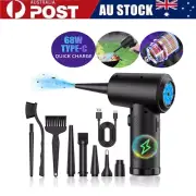 100000RPM Cordless Air Blower Air Duster Compressed Computer Cleaning Cleaner AU