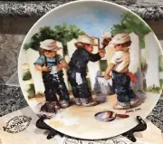 "A COAT OF PAINT"1985 Knowles Collector Plate 3rd Issue Jeanne Downs Friends NIB