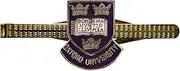 [Knight.] Oxford University tie pin, enamel