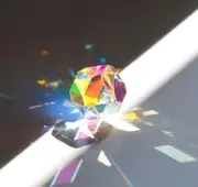 Color Cube Prism 20mm Crystal Glass Polyhedron RGB Dispersion Prism For Physics