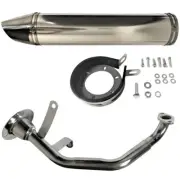 TaoTao 150cc Paladin, 150 Powermax, Scooter High Performance Exhaust Kit Chrome