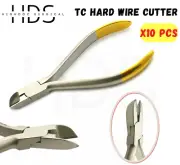10 Pcs T/C German Hard Wire Cutter Pliers Dental Orthodontic Instruments CE