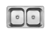 *CLEARANCE* abey Undermount Princess Double bowl sink PRC2U