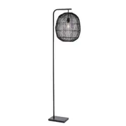 RANA Floor Lamp W500mm Black Iron / Rattan - RANA FL40BK