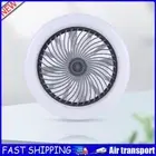 10 Inch Aromatherapy Ceiling Fan with Lights Remote Control (Grey with Remote) A