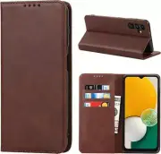 for Samsung Galaxy A13 5G Case Cowhide Pattern PU Leather Cases Flip Magnetic