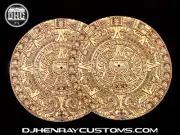 DHC AZTEC CAL Regular thickness Dj Slipmats sl1200mk2 mk5 m3d m5g technics