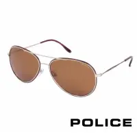 在飛比找momo購物網優惠-【POLICE】都會偏光飛行員太陽眼鏡(咖啡金 POS829