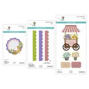 Spellbinders Simple Vintage Flower Shoppe Die Bundle with Simple Stories