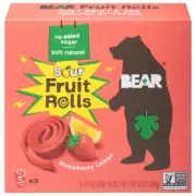 Bear Yoyo Snack Yoyo Sour Strawberry 3.5 oz (Pack of 6)