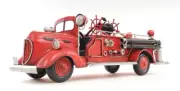 1938 Red Fire Engine Ford 1:40