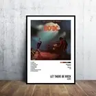 Let There Be Rock AC/DC Album Poster 24x36" Custom Canvas Print Music Poster