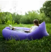 Lazy Inflatable Air Sofa Bed – Portable Beach & Camping Lounger