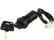 Motorcycle Ignition Key Switch, Waterproof Professional Manufacture Ignition Key Switch Perfect Replacement for Dirt Bike for Motorcycle