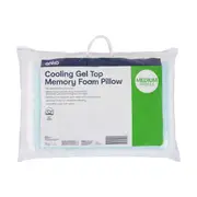 Cooling Gel Top Memory Foam Pillow - Medium Profile