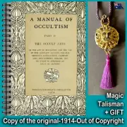 Antique Book Witchcraft Magic Esoteric Manuscript Occultism Manual Kabbalistic