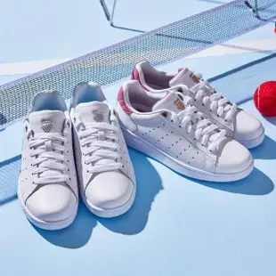 【K-SWISS】時尚運動鞋 Classic PF-女-白/粉紅(小白鞋 98505-169)