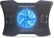 Portable Laptop Cooler Laptop Cooling Base Single Fan Design Low Noise Two USB Ports Support Laptops Below 14 inch