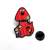 CLIFFORD THE BIG RED DOG PIN Classic Children's Book Enamel Lapel Brooch