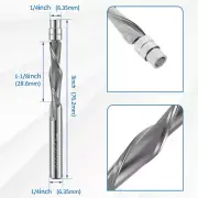 Downcut Spiral Flush Trim Router Bit Carbide Flush Cut Router Bit with wekty